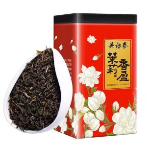 吴裕泰茶叶花茶花草茶浓香型茉莉花茶茉莉香盈六窨含芽180g