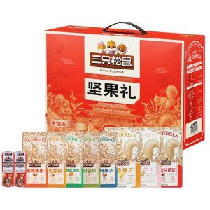 三只松鼠坚果礼盒混合坚果零食大礼包茶点